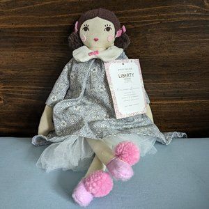 NWT Liberty of London cloth doll // Pottery Barn Kids // rag doll